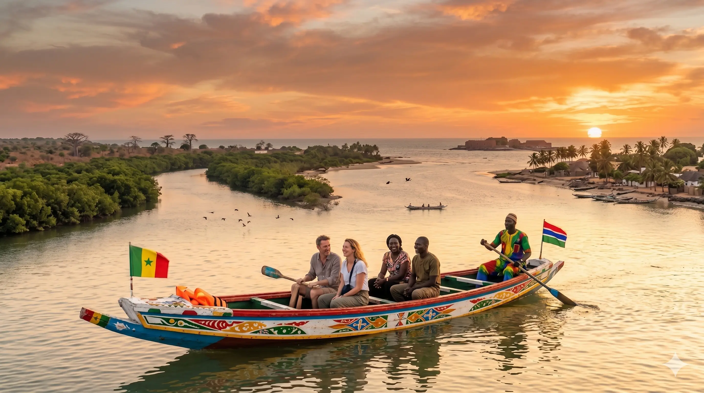Sine-Saloum Delta Pirogue Tour